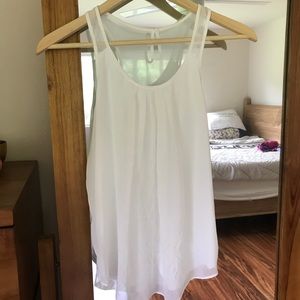Express white sleeveless top (SOLD)